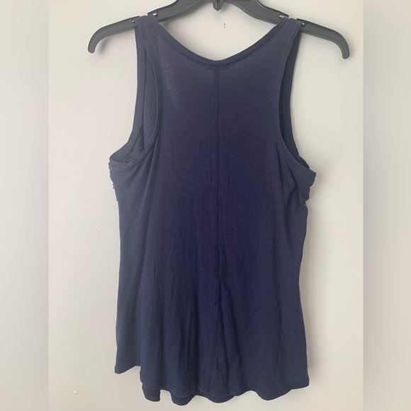 Express Blue ombré sequin Tank Top women’s size small - Picture 7 of 8